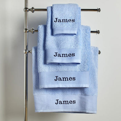 Luxury Personalised Embroidered Towels