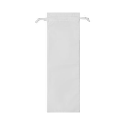 Milan Luxury Waffle Plain Drawstring Bag Collection in White