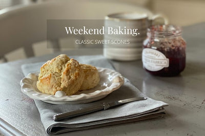 Weekend Baking - Classic sweet scones recipe