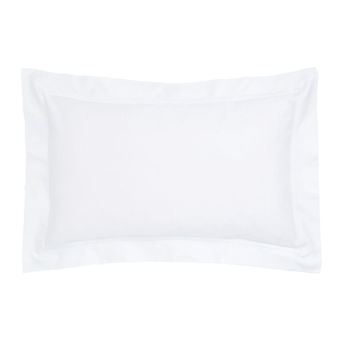 Lexington 300TC Sateen White Two Line Pillowcase