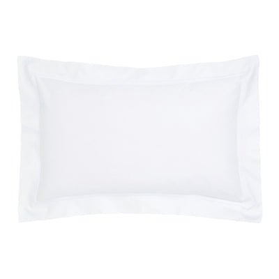 Lexington 300TC Sateen White Two Line Pillowcase