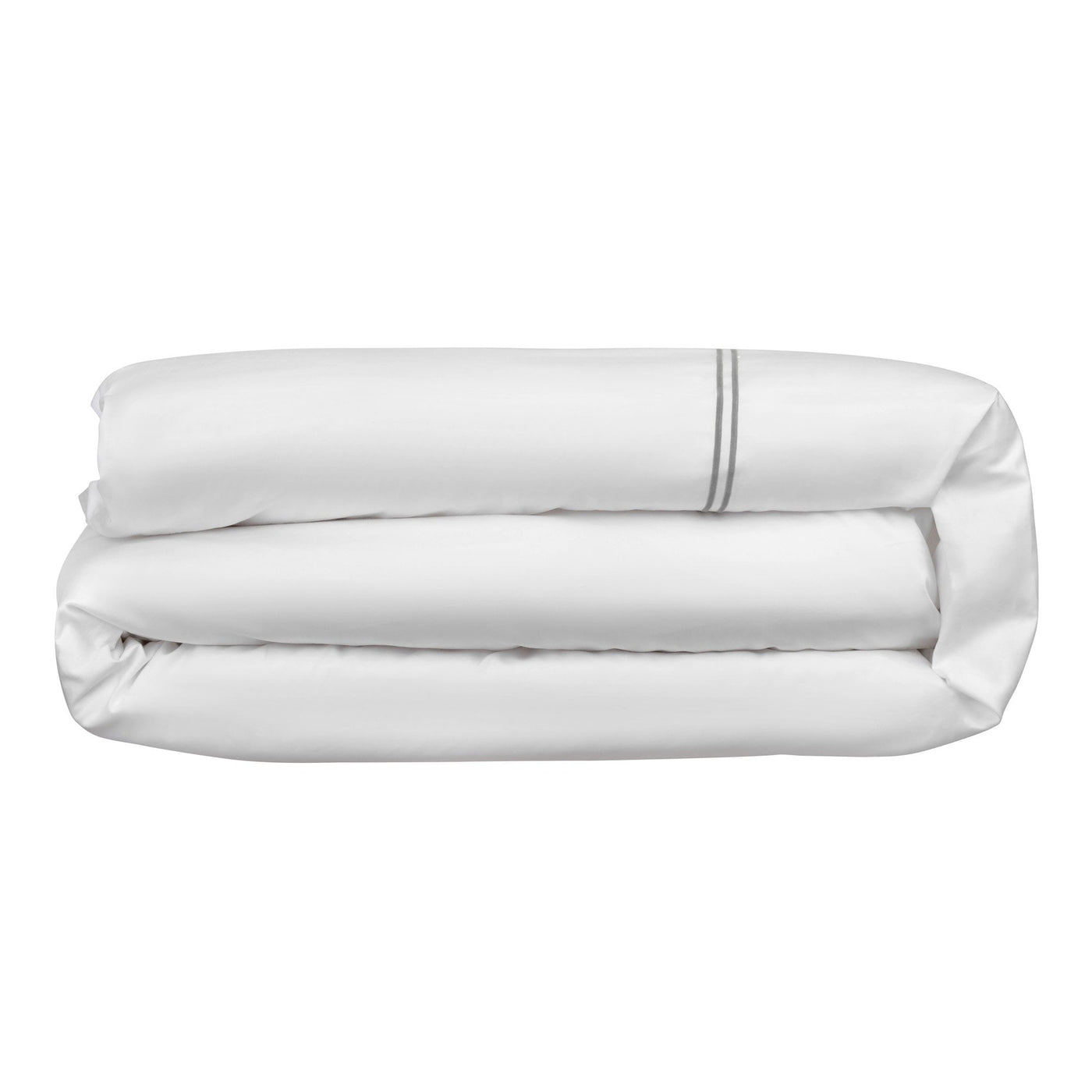 Lexington 300TC Sateen Silver Grey Two Line Pillowcase