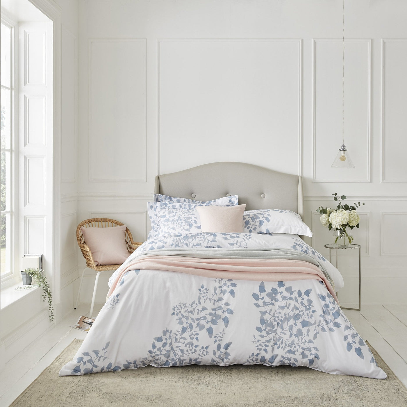 Sorrento Floral Sateen Bed Linen Collection