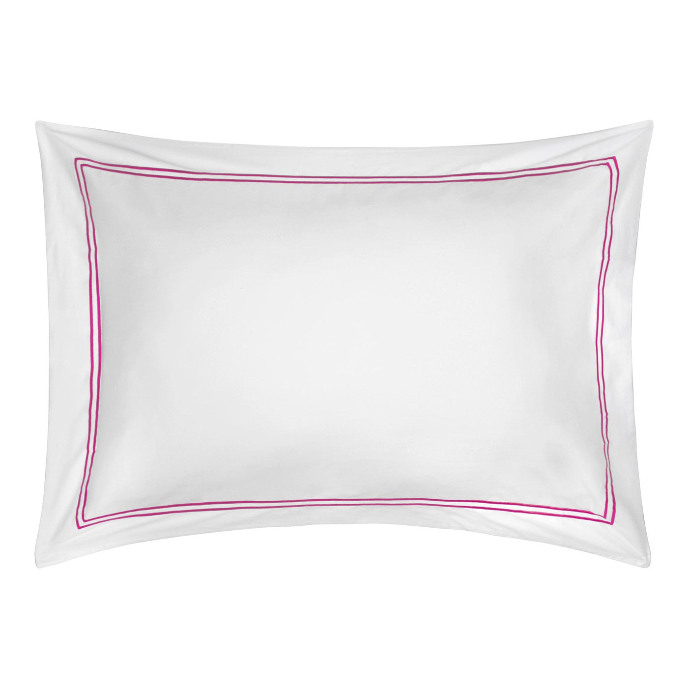 Lexington 300TC Sateen Fuchsia Pink Two Line Pillowcase