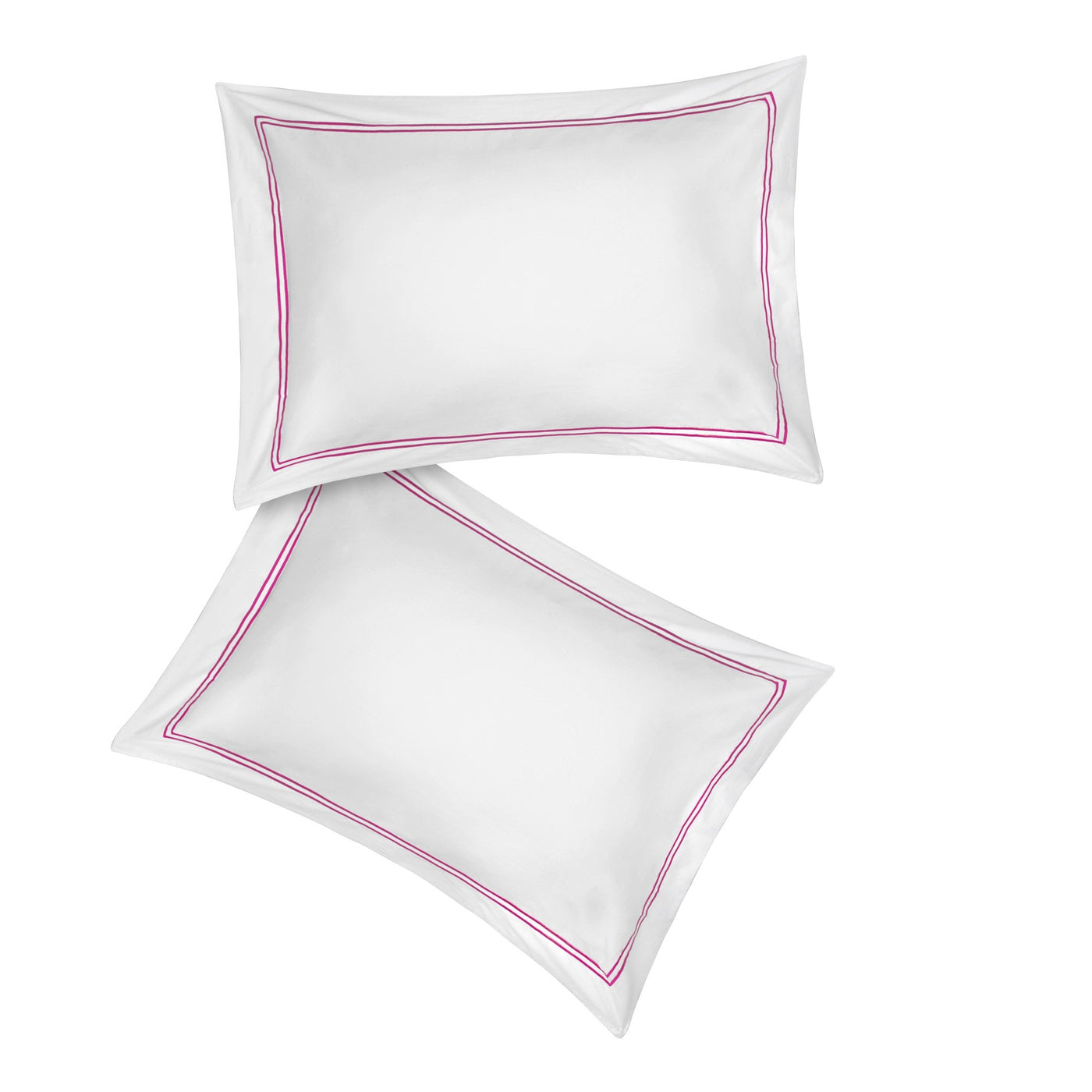 Lexington 300TC Sateen Fuchsia Pink Two Line Pillowcase