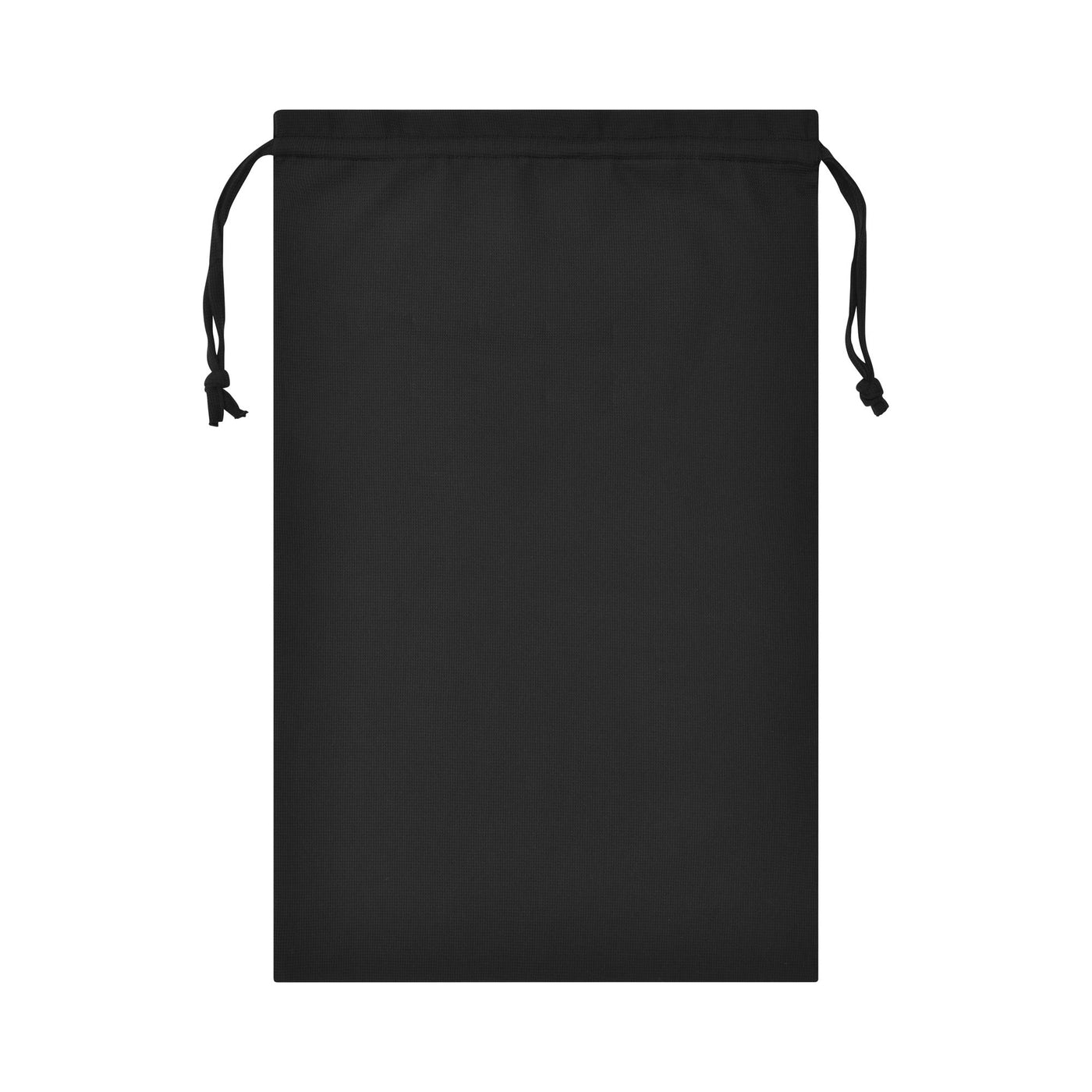 Milan Luxury Waffle Plain Drawstring Bag Collection in Black