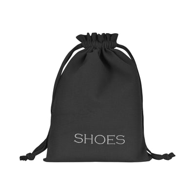 Milan Black Waffle Bags with Laundry, Hairdryer, Bath Mat, News and Shoe Bag Collection