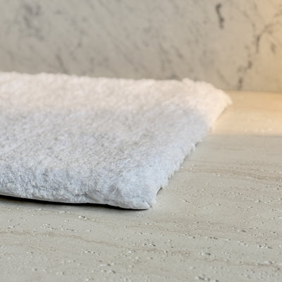 Hartford Plush Memory Foam Bath Mat Collection White