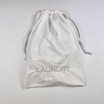 Velvet Bags with Laundry, Hair and Shoe Bag in White and Navy