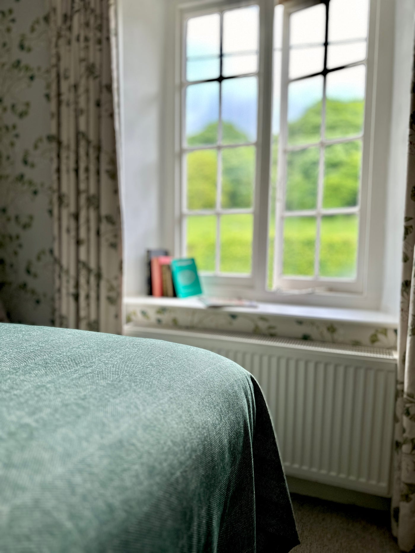 Lisbon Cotton Herringbone Blanket and Throw Forest Green