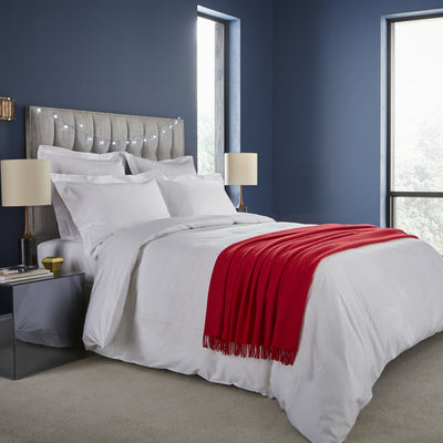 Manhattan Supersoft Merino Lambswool Throw Red