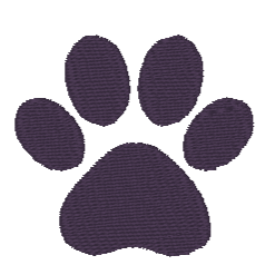Paw Embroidered Light Weight Towel Collection - for dogs and cats