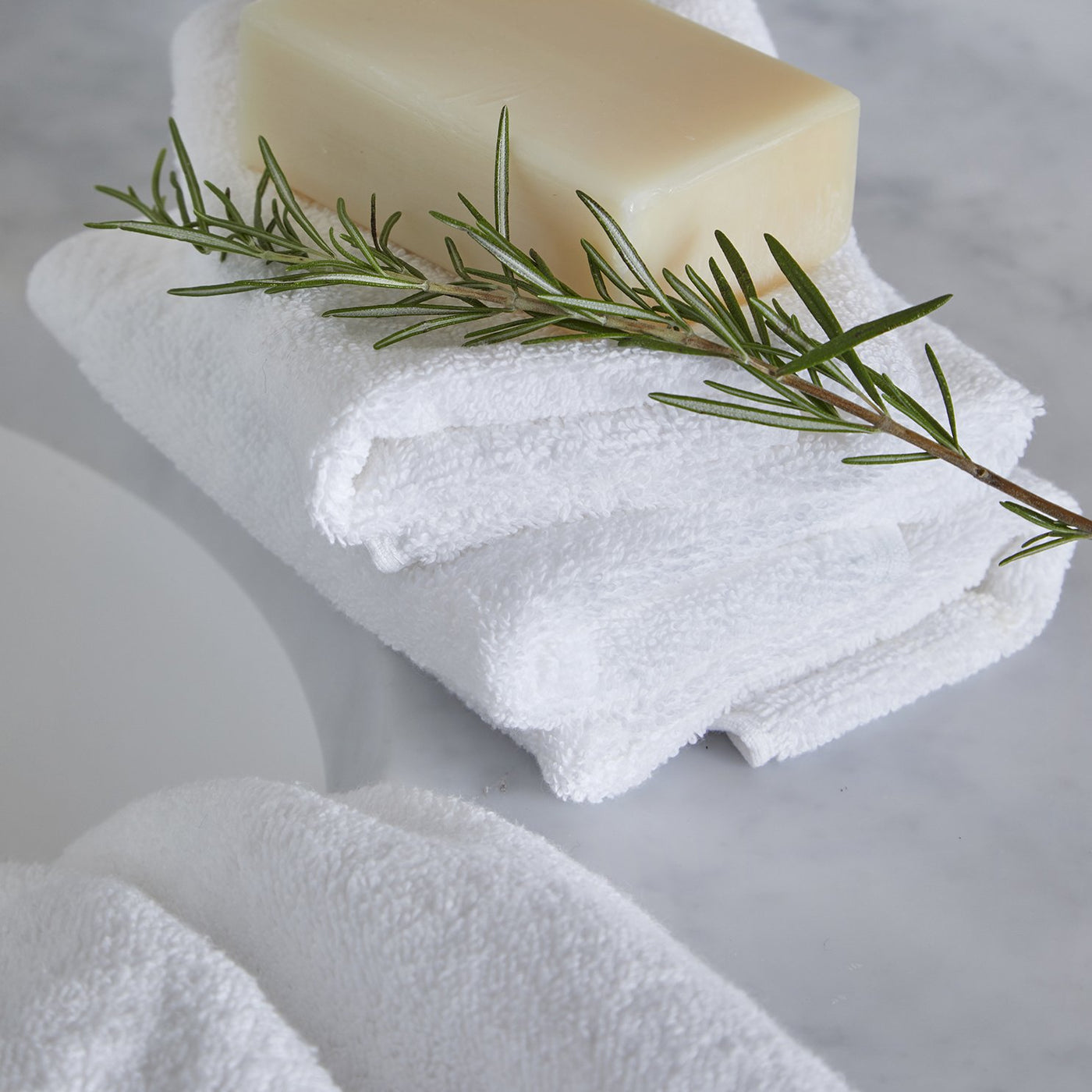 Riviera 650gsm Hotel Towel Collection White- NEW