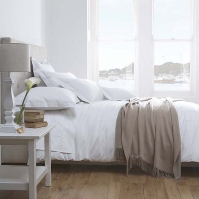 Seville Organic 600TC Sateen Cot Bed Fitted Sheet
