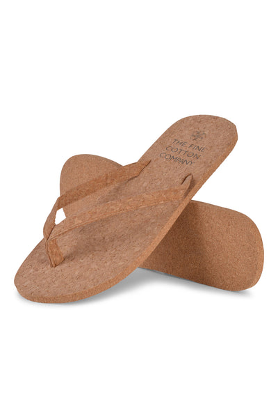 Cork Flip Flops -  Eco Friendly, Biodegradable - Pack of 100