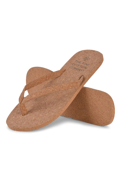 Cork Flip Flops -  Eco Friendly, Biodegradable, Plastic Free  - Pack of 100