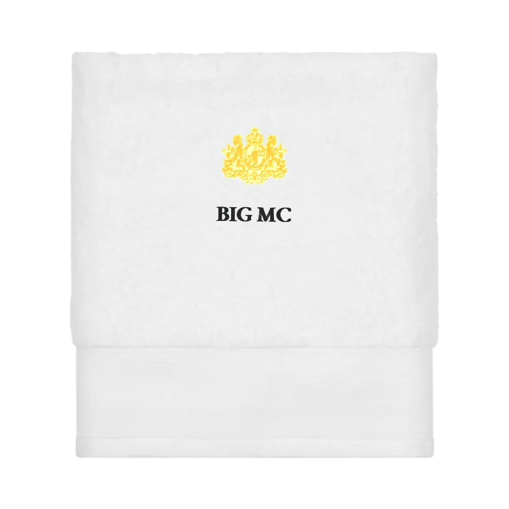 Crest Embroidered Como 700gsm Towel Collection - Customised Product