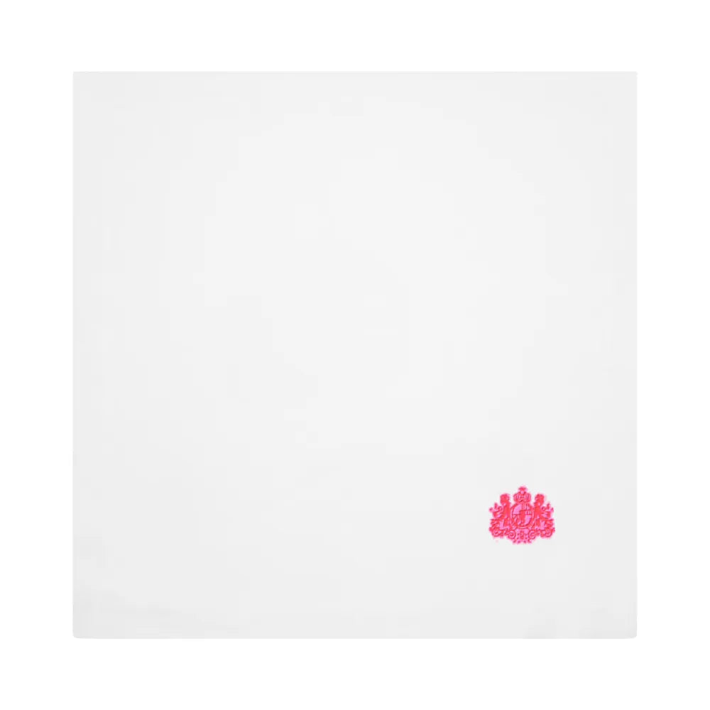 Crest Embroidered Pure Linen Napkin - Customised Product