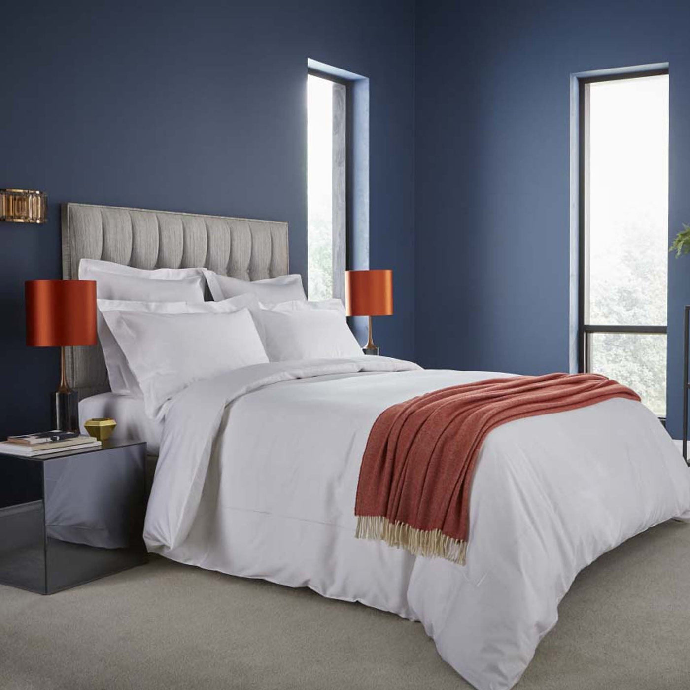 Roma 300TC Sateen Duvet Cover - Envelope Hem