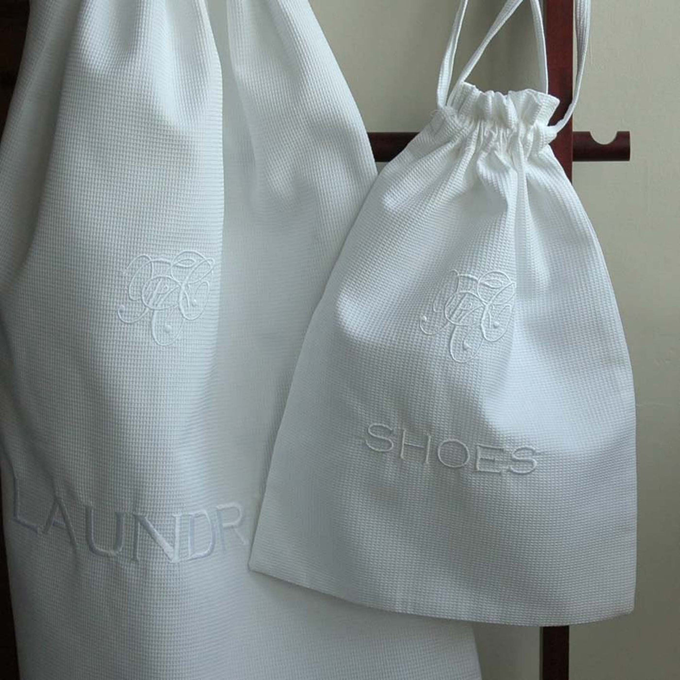 Luxury Waffle Laundry, Hairdryer and Shoe Bag Collection