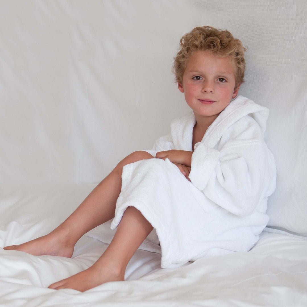 white christmas dresses Monogrammed Kids Waffle Kimono Robe main image 1