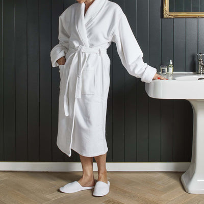 Palermo Cotton Waffle Lined Bath Robe