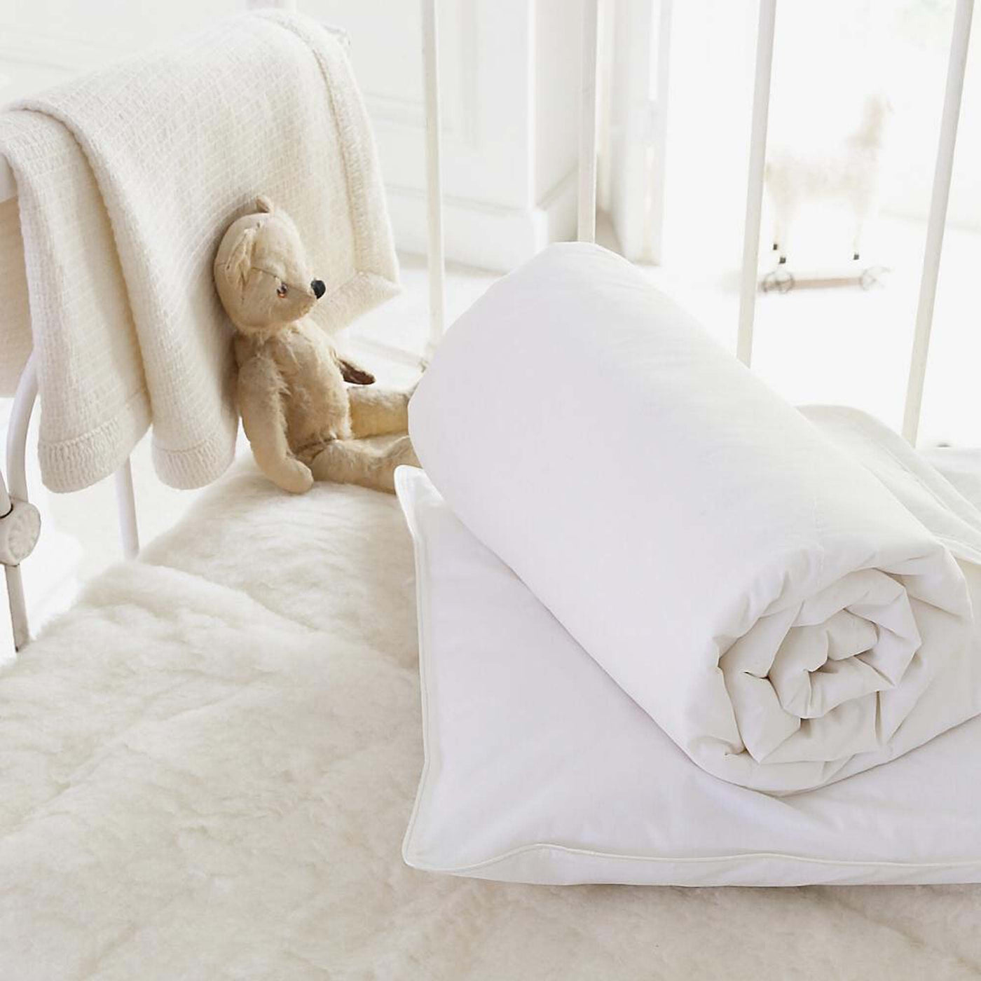 Wool Childrens Nursery Duvets and Pillows Collection