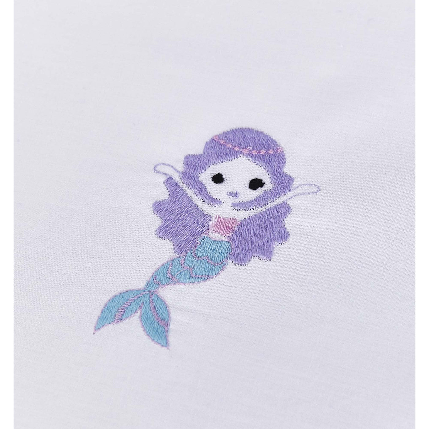 Mermaid Embroidered Milan Childrens Hooded Bathrobe Collection