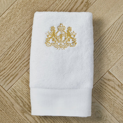 Crest Embroidered Como 700gsm Towel Collection