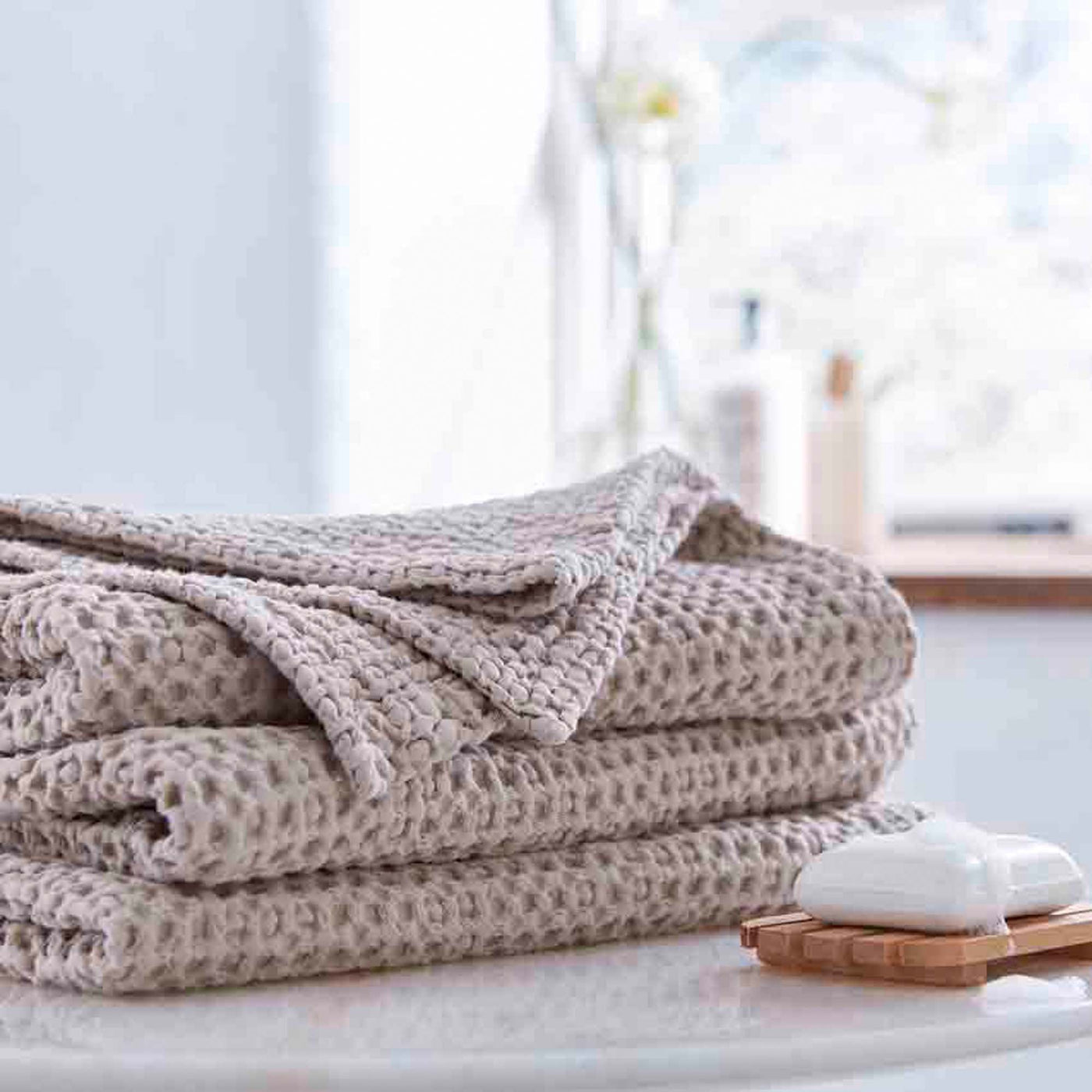 Portofino Cotton Waffle Blankets & Throws