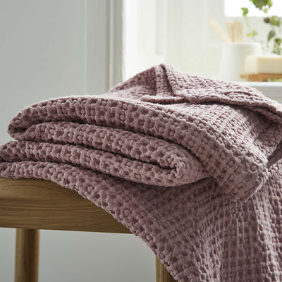 Portofino Cotton Waffle Blankets & Throws