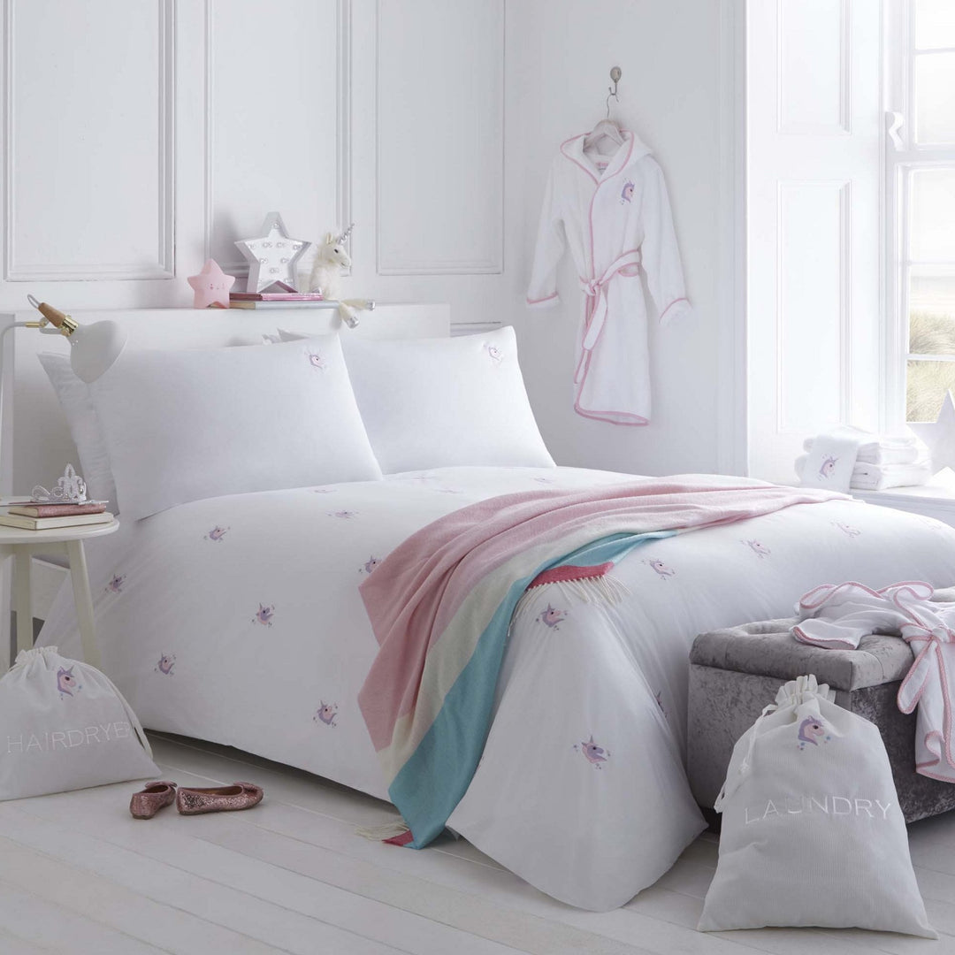 Unicorn Organic Cotton Percale Duvet Cover – The Fine Cotton Company
