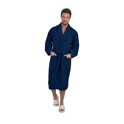 Palermo Cotton Waffle Lined Bath Robe