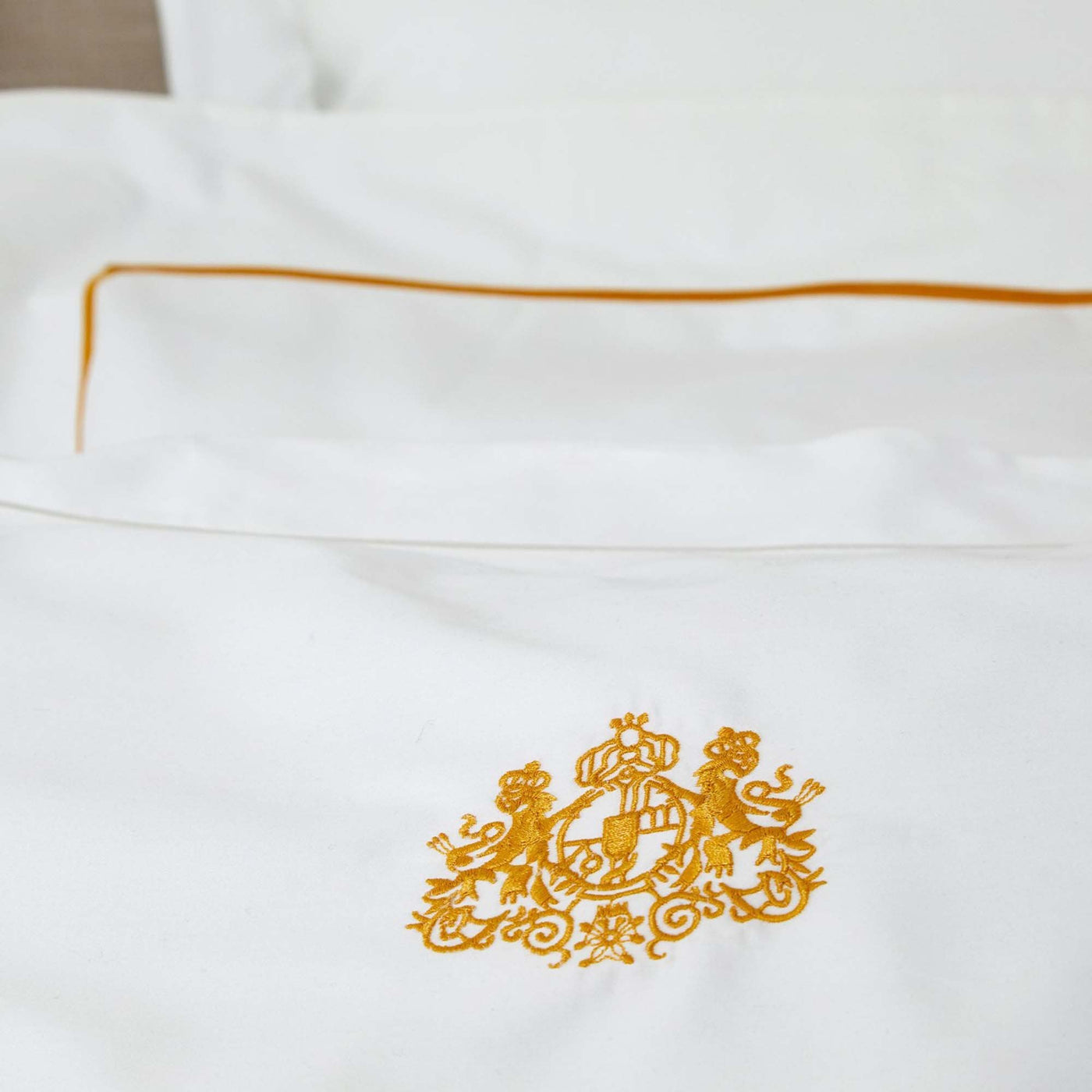 Crest Embroidered 300TC Sateen Bed Linen