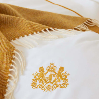 Crest Embroidered 300TC Sateen Bed Linen