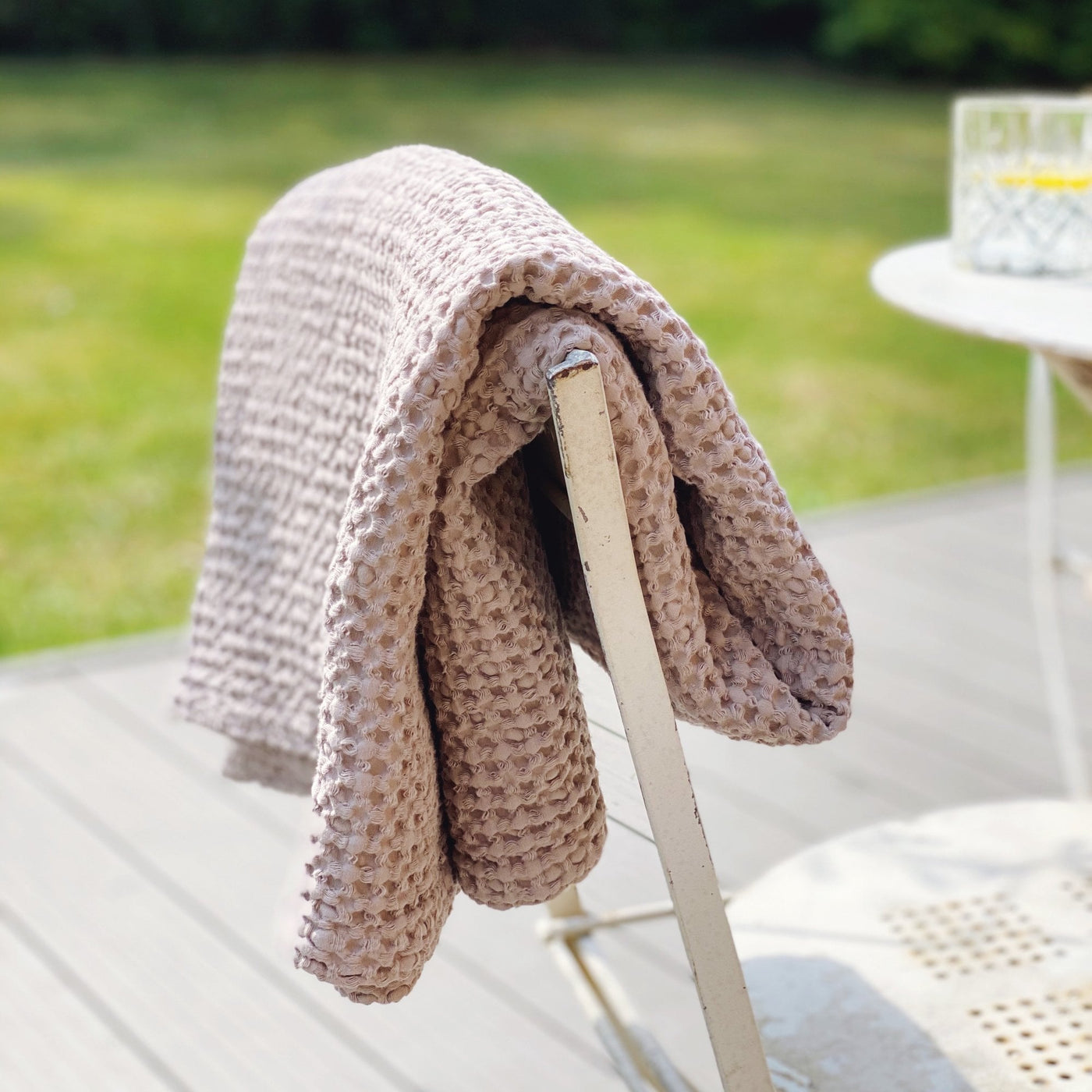 Portofino Cotton Waffle Blankets & Throws