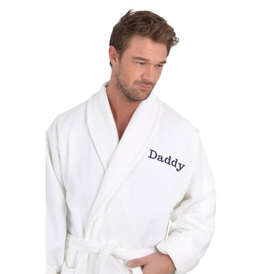 Embroidered Palermo Waffle Lined Bath Robe Collection