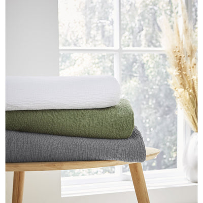 Hampton Cotton Matelasse Throw