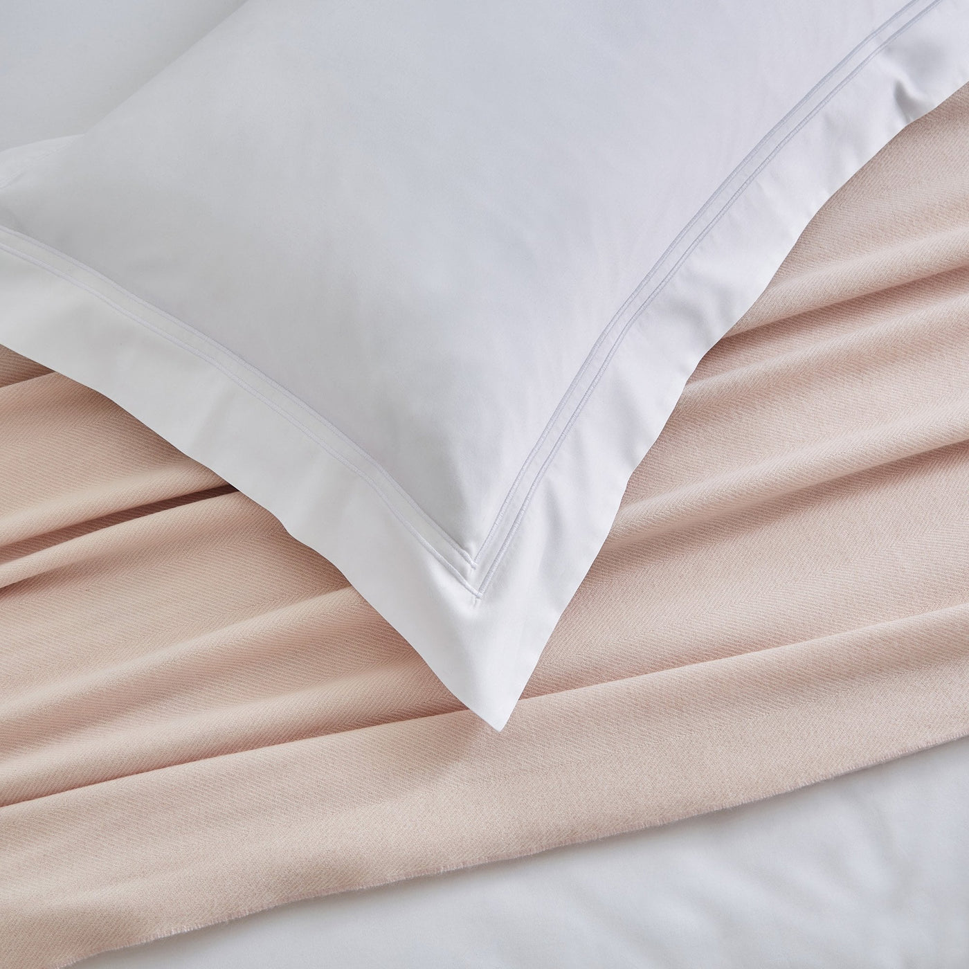 Lexington 300TC Sateen White Two Line Bed Linen Collection