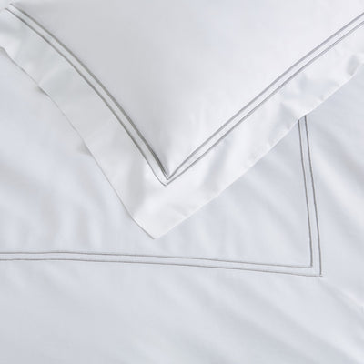 Lexington 300TC Sateen Silver Grey Two Line Bed Linen Collection