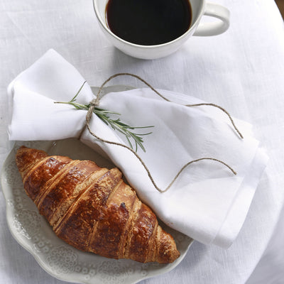 Carmen Monogrammed Embroidered Napkins with One Initial