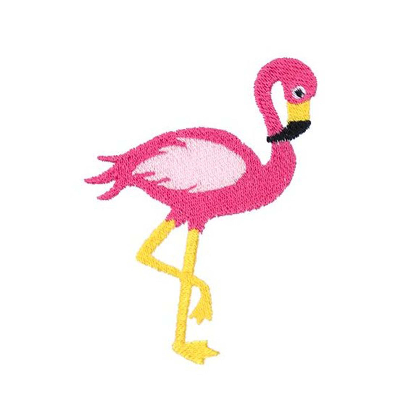 Flamingo Embroidered Bath Robe