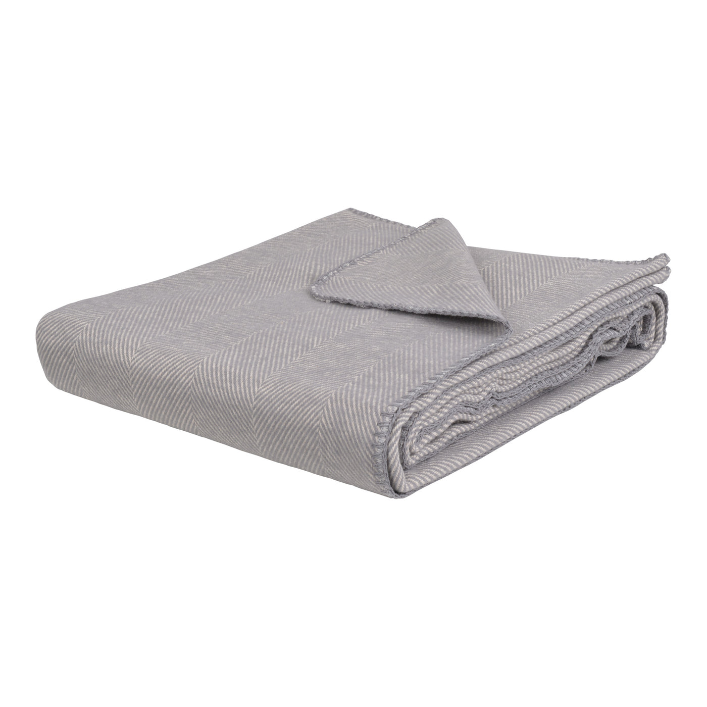 Lisbon Throw with Blanket Stitch Hem