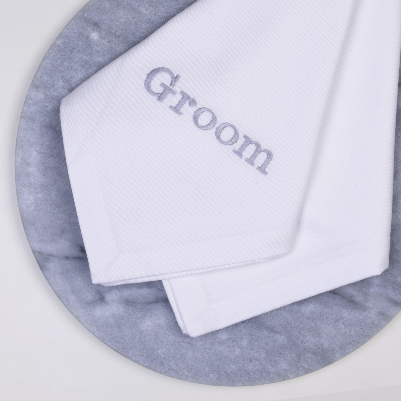 Mikado Monogrammed Embroidered Napkins with Name