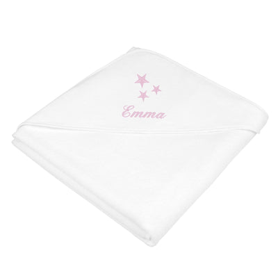 Motif Embroidered Milan Hooded Baby Towel