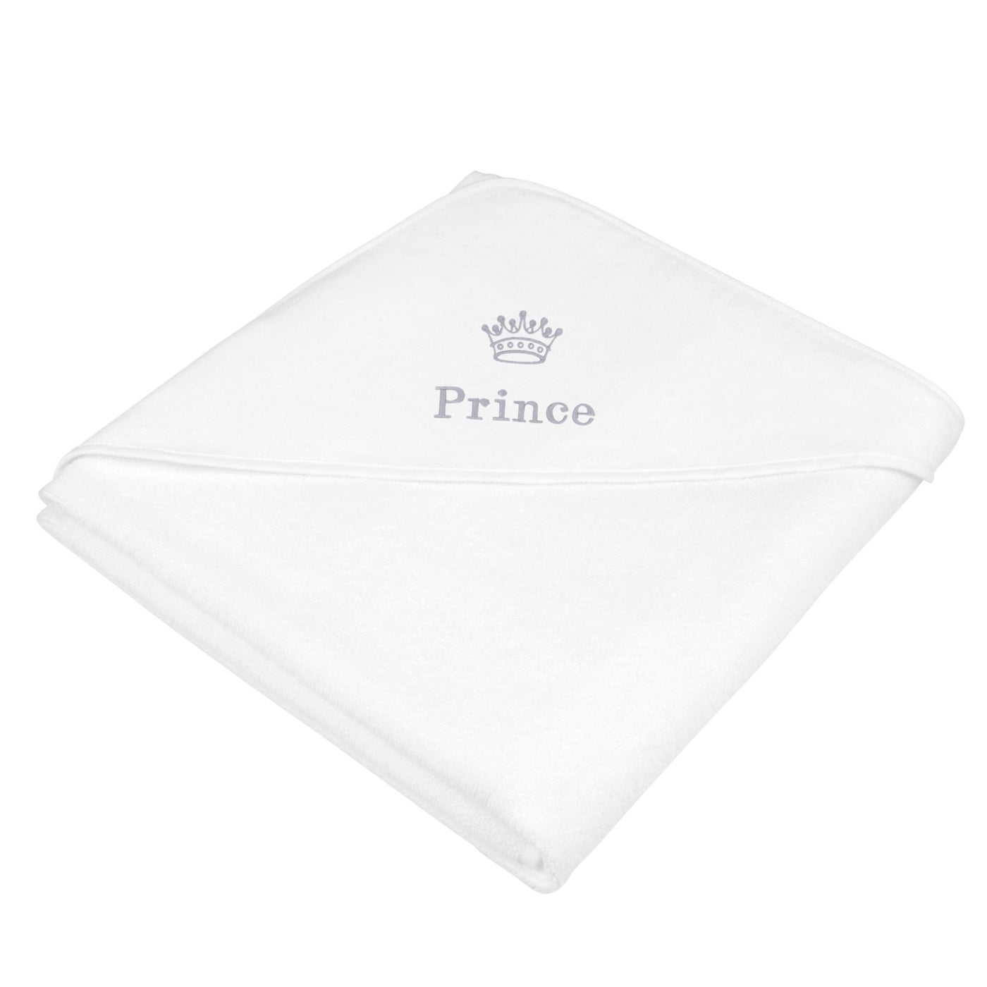 Motif Embroidered Milan Hooded Baby Towel