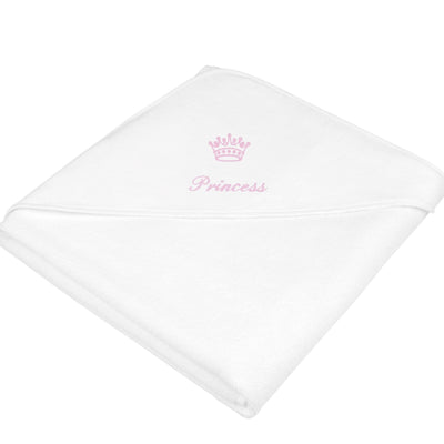 Motif Embroidered Milan Hooded Baby Towel