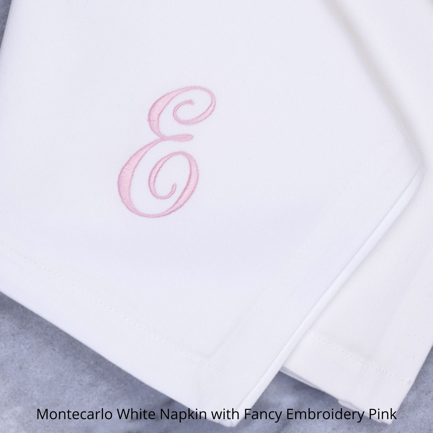 Mikado Monogrammed Embroidered Napkin with One Initial