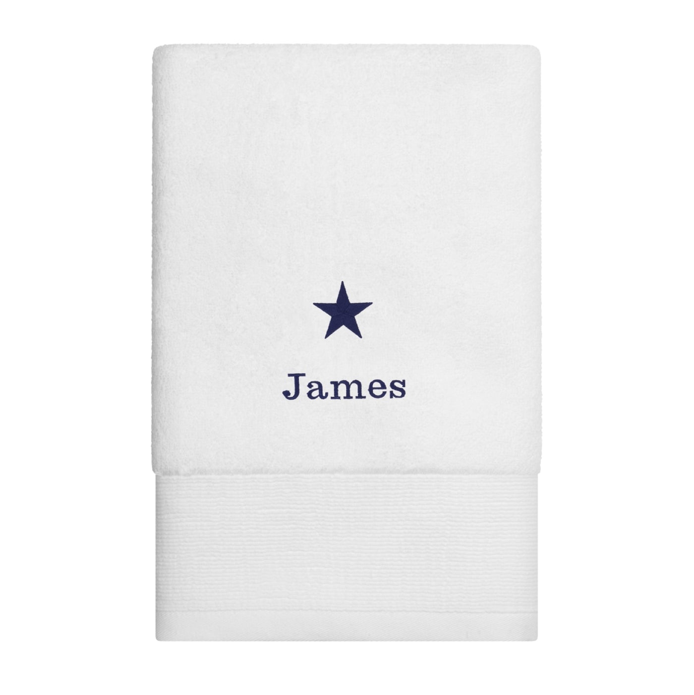Star Motif Embroidered Como 700gsm Towel Collection