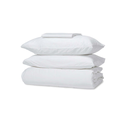 Vermont 200TC Organic Cotton Percale Duvet Cover Collection with Button Hem